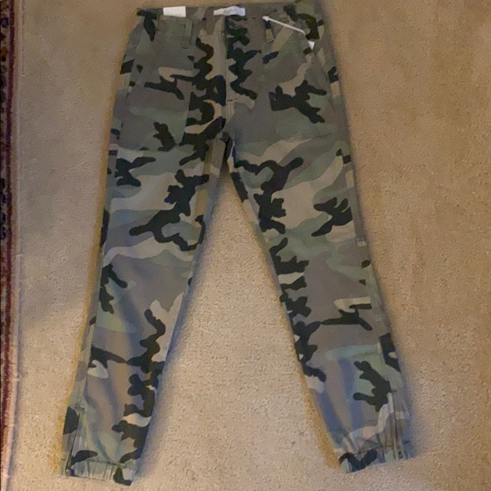 KanCan Camo High Rise Ankle Skinny Pants NWT